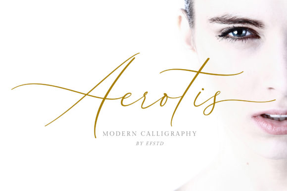 Aerotis: A Handwritten Font That Brings Your Handmade Products to Life