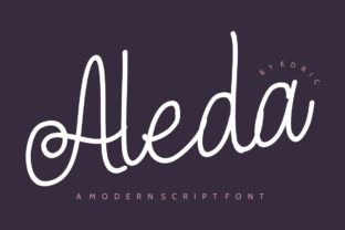 Aleda: A Handwritten Script Font for Modern Web Design