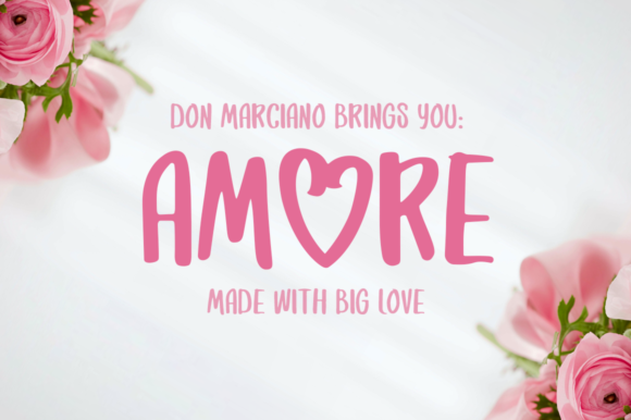 Amore Font: A Bold Handwritten Typeface for Crafters & Sellers