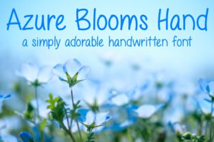 Azure Blooms Hand: A Handwritten Font That Transformed My Brand