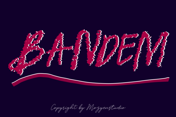 Bandem: A Handwritten Font with Editorial Impact