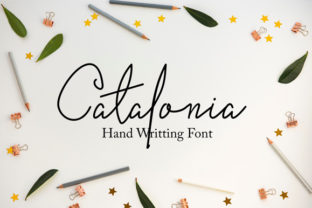 Catalonia Font: Handwritten Charm for Handmade Products