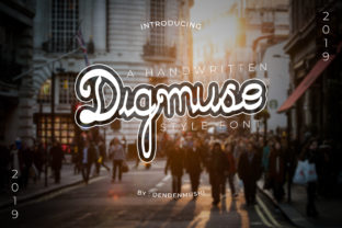 Digmuse: A Handwritten Display Font Built for Real Branding