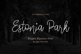 Estonia Park: A Handwritten Typeface That Elevates Scroll-Stopping Marketing Content