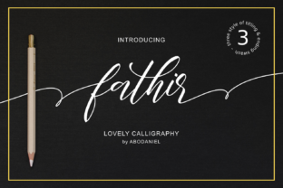 Fathir: A Handwritten Font That Adds Character to Your Small Business Brand