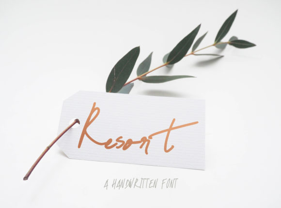 Give Your Brand a Personal Touch with Resort Script Font