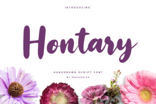 Hontary: A Handwritten Font That Makes Campaign Messages Stick