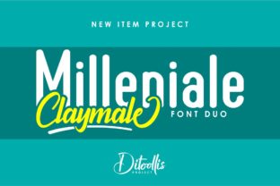 Milleniale Duo Font Makes Campaign Visuals Pop