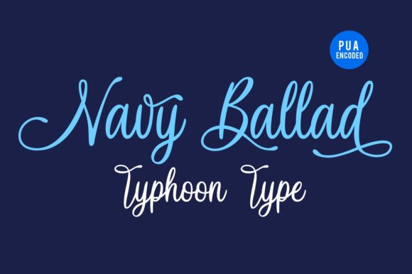 Navy Ballad: A Handwritten Font for Web Designers