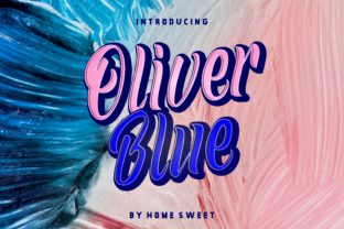 Oliver Blue: A Bold Script Handwritten Font for Makers