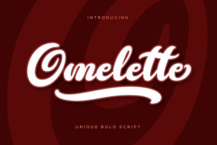 Omelette Font Review: A Playful Handwritten Typeface for Branding