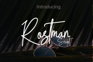 Rostman Brings Handwritten Personality to Modern Web Design Layouts