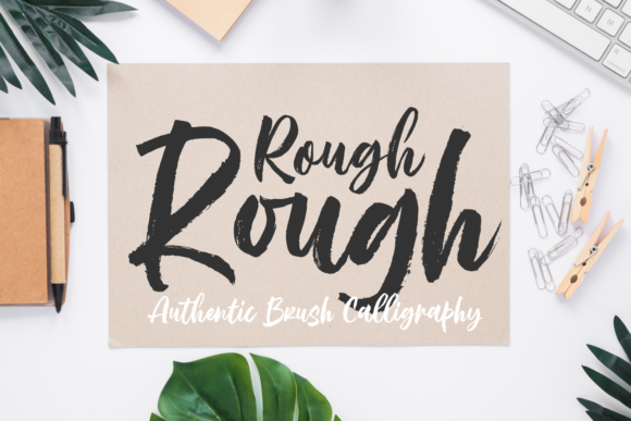 Rough Rough Font: Bold Script Handwritten for Campaigns