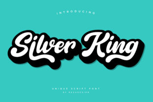 Silver King Font: Bold Handwritten Charm for Brands