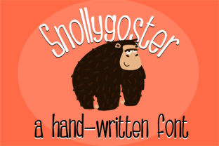 Snollygoster: A Playful Handwritten Font for Crafters and Product Makers