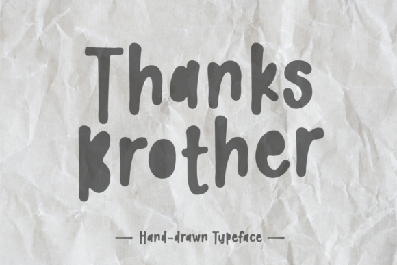 Thanks Brother: A Handwritten Font That Makes Small Brands Look Polished