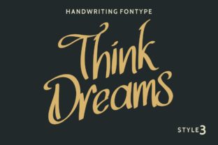 Think Dreams Font: Handwritten Warmth for Web Design