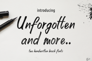 Unforgotten: A Light Handwritten Font for Authentic Brand Identity