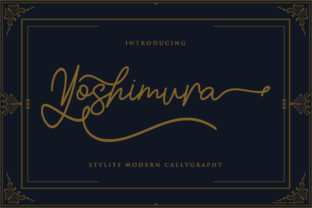 Yoshimura Font Brings Hand Crafted Charm to Product Labels