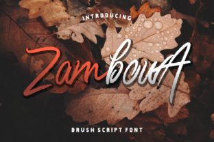 Zambowa: A Bold Handwritten Font for Campaigns That Pop